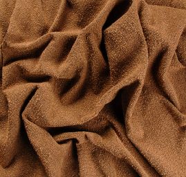 Kostýmová látka buklé Art Fabrics hnědá