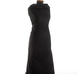 Kostýmová látka Art Fabrics mohér/vlna černá