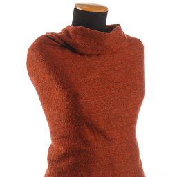 Kostýmová látka Art Fabrics mohér/vlna hnědý melír