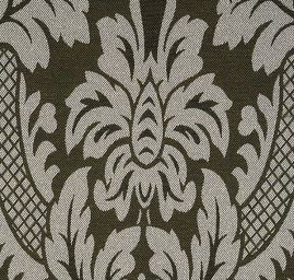Replika historické tkaniny Rokoko olivová/rex