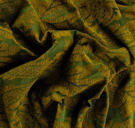 Replika historické tkaniny Rokoko zelená