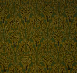 Replika historické tkaniny Rokoko zelená