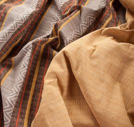 Dekorační látka Buret Plain hocha