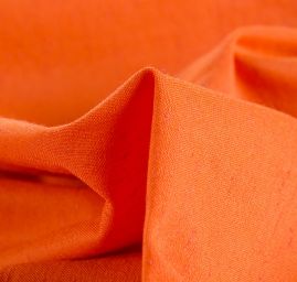 Kostýmová látka imitace buretu oranžová