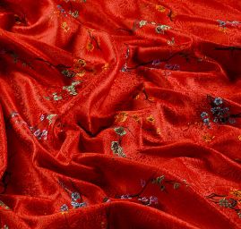 Brokát orientální vzor květů