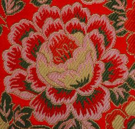 Brokát orientální motiv fénixe