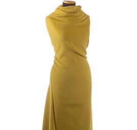 Flauš směs vlna/kašmír světlá olivová