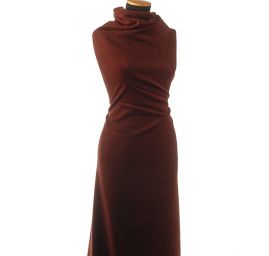 Kostýmová látka kašmír skořicové barvy