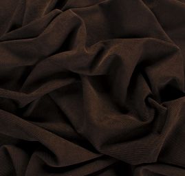Manšestr pružný čokoládově hnědý