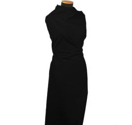 Vlněné sukno látka na teplý kostým/kabát tm.modrá