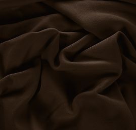 Flauš vlna směs hnědé barvy