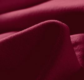 Flauš vlna směs tmavší červená