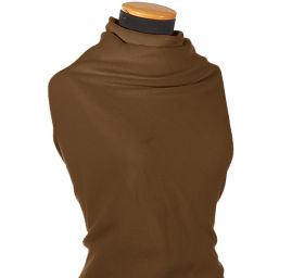 Flauš vlna směs oříškově hnědý