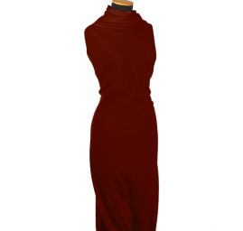 Flauš vlna směs jahodově červené barvy