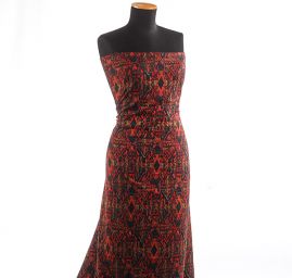 Pletenina plastický vzor piké ornament