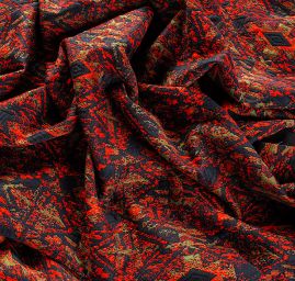 Pletenina plastický vzor piké ornament