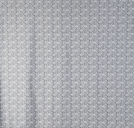 Žakárová látka ornamentální vzor tm.modrá/bílá