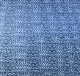 Žakárová látka se vzorem ornamentu modrá