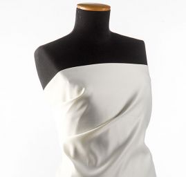 Satén taft nepružný smetanový