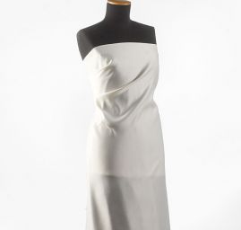 Satén taft nepružný smetanový