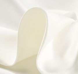 Satén taft nepružný smetanový