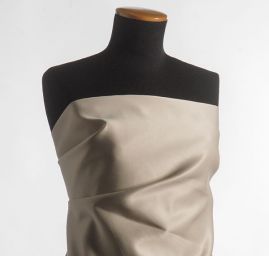 Satén taft nepružný krémový