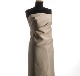 Satén taft nepružný krémový