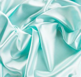 Satén pružný jemný mentol