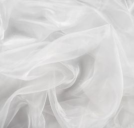 Organza  bílá