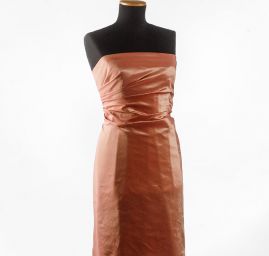 Taft pastel meruňková