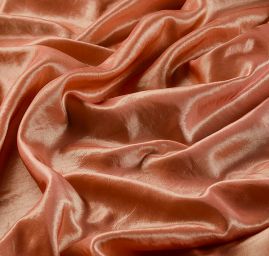 Taft pastel meruňková