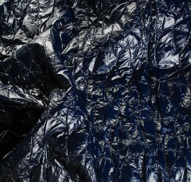 Prošev geometrický vzor tmavě modrý