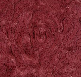 Imitace kožešiny květinový vzor starorůžová