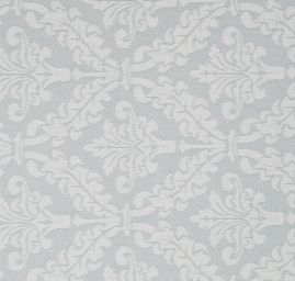 Žakárová látka ornament pastel šedá