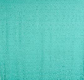 Žakárová pružná látka romantický vzor pistáciová