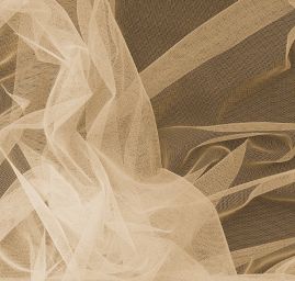 Tyl šatový béžové barvy