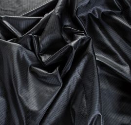 Podšívka žakárová kosočtverce temně modrá