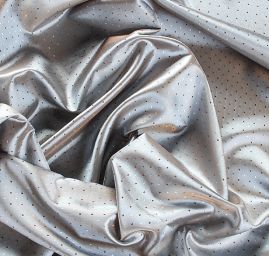 Podšívka žakár kostky šanžán modrohnědá