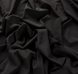 Podšívka pružná matná čiernej farby