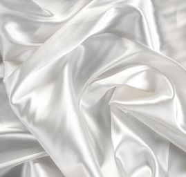 Satén taft barvy lomené bílé II.jakost