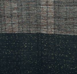 Originální ručně takná látka černozlatá