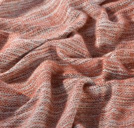 Originální ručně tkaná látka rezavošedá