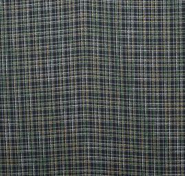 Látka na kostým imitující ručně tkané metráže černozelená