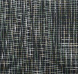 Látka na kostým imitující ručně tkané metráže černozelená