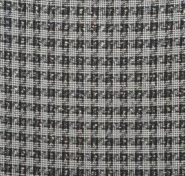 Látka na kostým imitace ručně tkané metráže černá/bílá