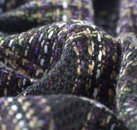 Látka na kostým imitace ručně tkané metráže