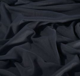 Flauš směs vlna/kašmír temně modrá