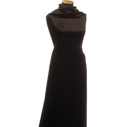 Cibelín kašmír/vlna směs hnědočerný krátký vlas