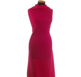 Pletenina žebrový vzor fuchsiová