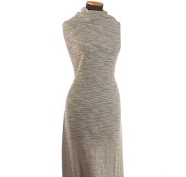 Kostýmová látka vlna směs smetanovo/šedá